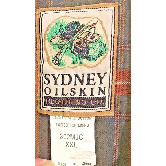 Sydney Oilskin Clothing Co. Canvas Chore or Riding Coat Men's XXL Blanket Lined - Picture 16 of 16